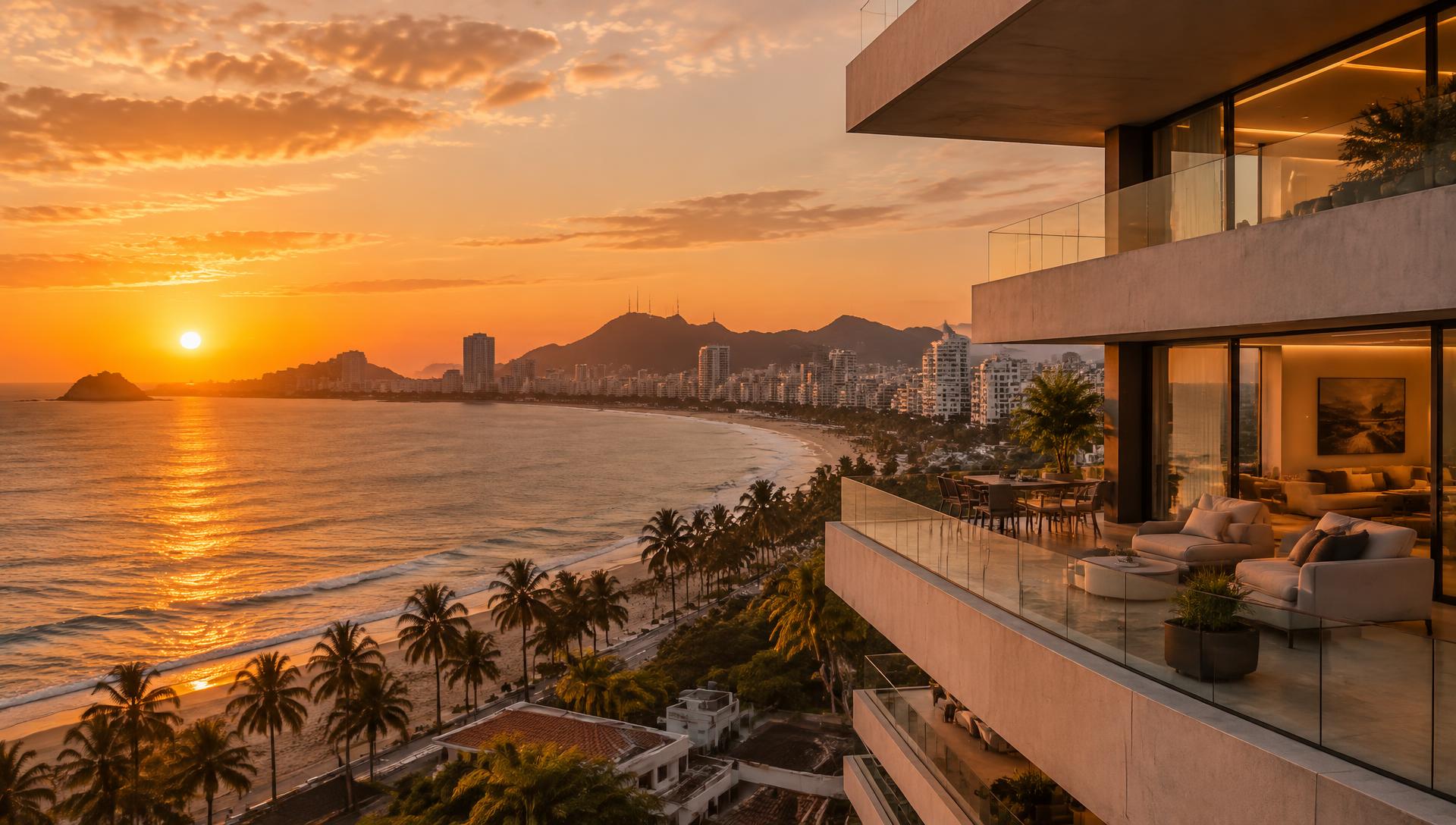 Desarrollo inmobiliario frente al mar en Mazatlán